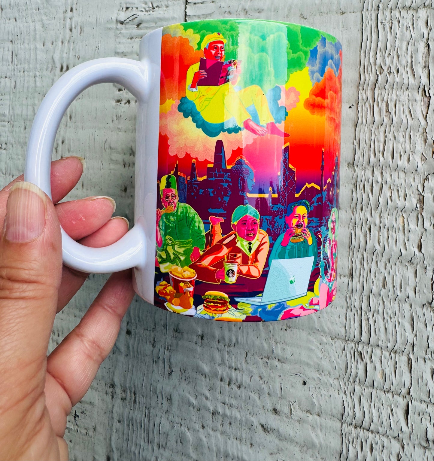 The Last Asian Supper ceramic mug