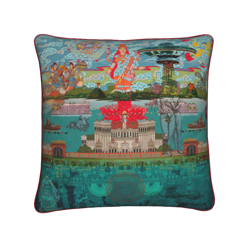 'As above so below' Art cushion
