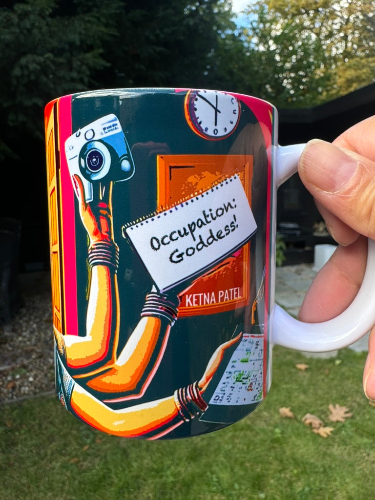 Keep calm and curry on ceramic mug