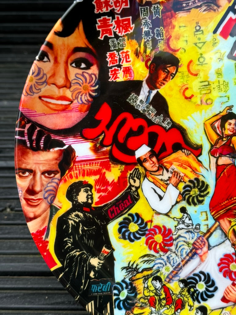 'PINK BOMB' Art plate from £ 30