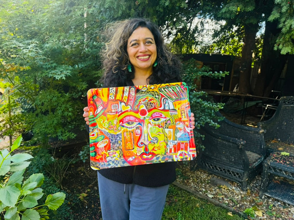 'Tears of Milk' Art tray