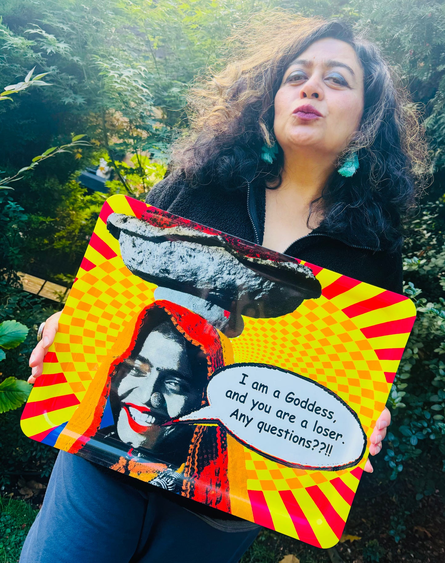 'I am a Goddess' Art tray