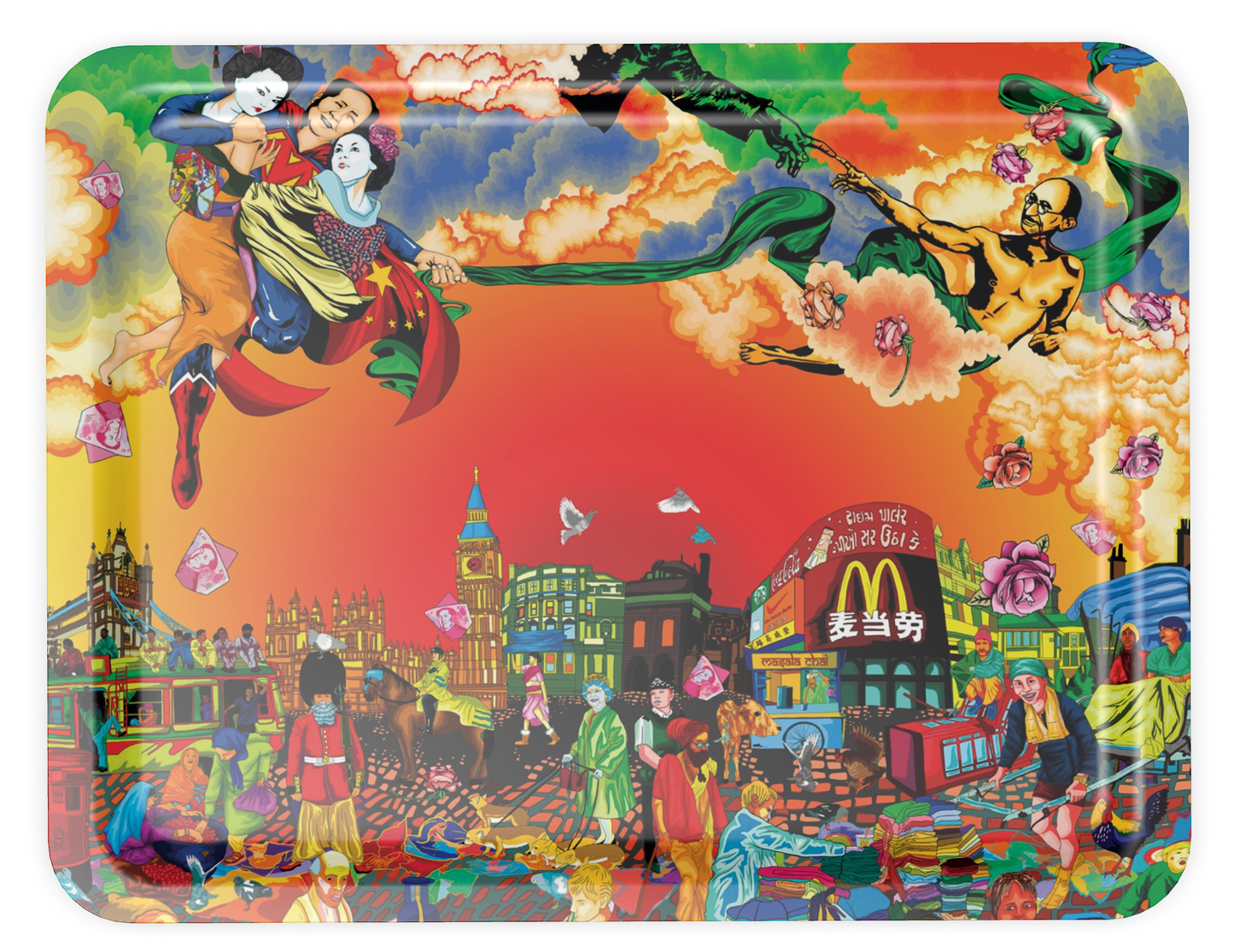 'Sunset on the British Empire' Art tray