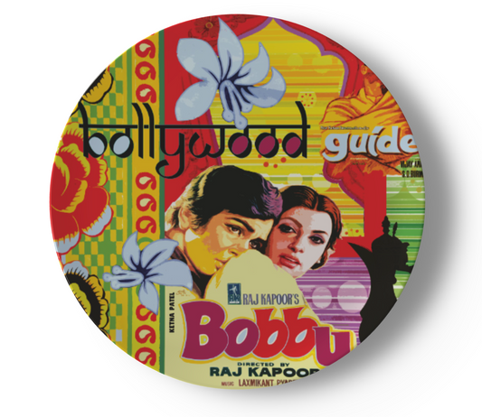 'Bollywood Guide' ceramic dinner plate