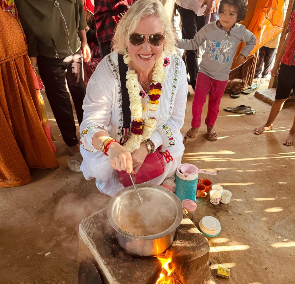Pink Shiva Moon' Art tray