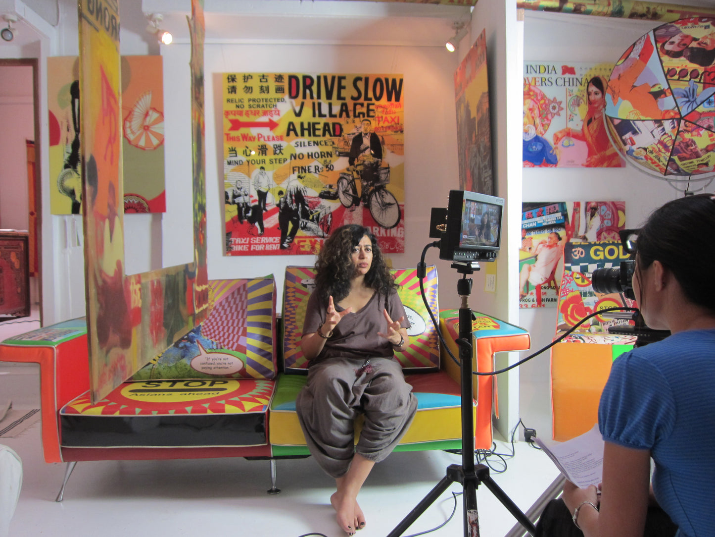 DRIVE SLOW VILLAGE AHEAD