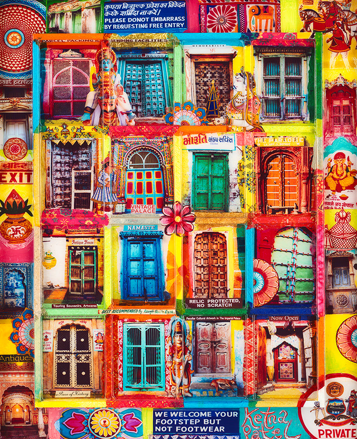 PAST PERFECT (Rajasthan Doorways collage)