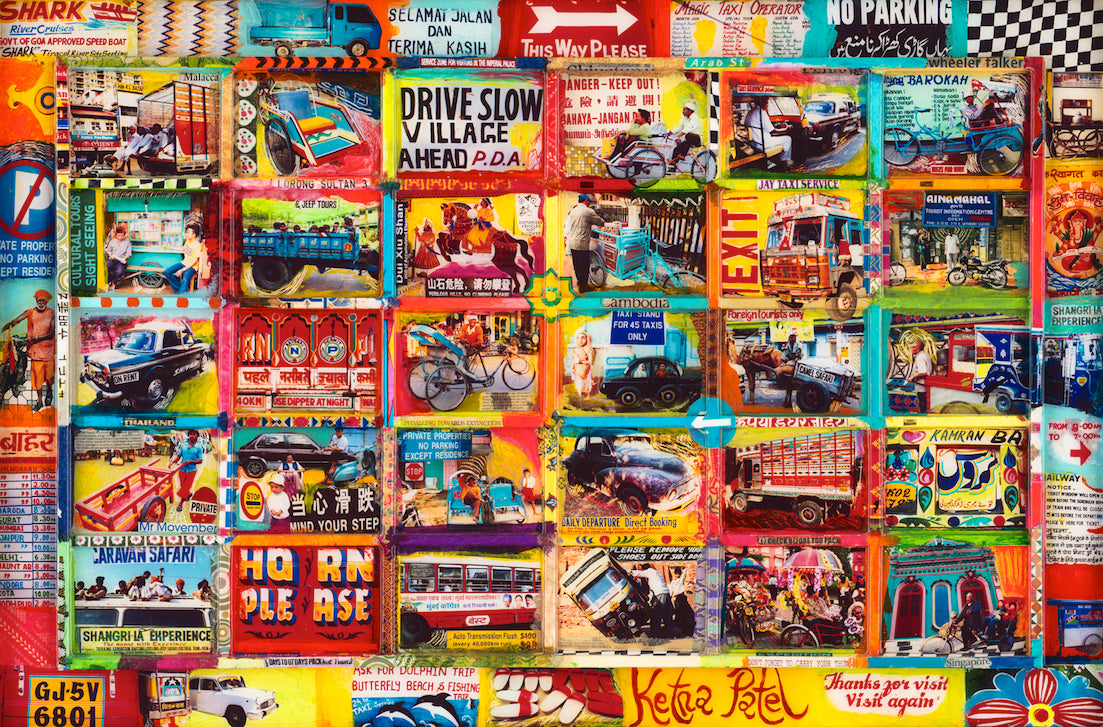 SELAMAT JALAN (Asian Street transport collage)