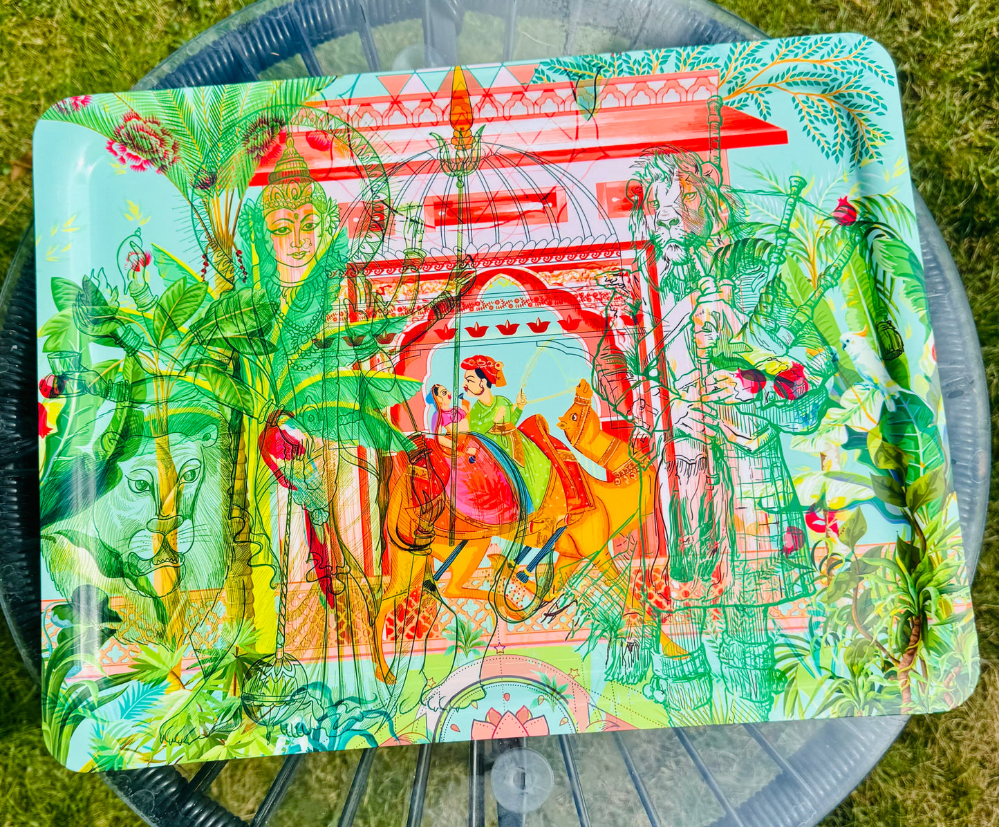 'Raja Rani' Art tray