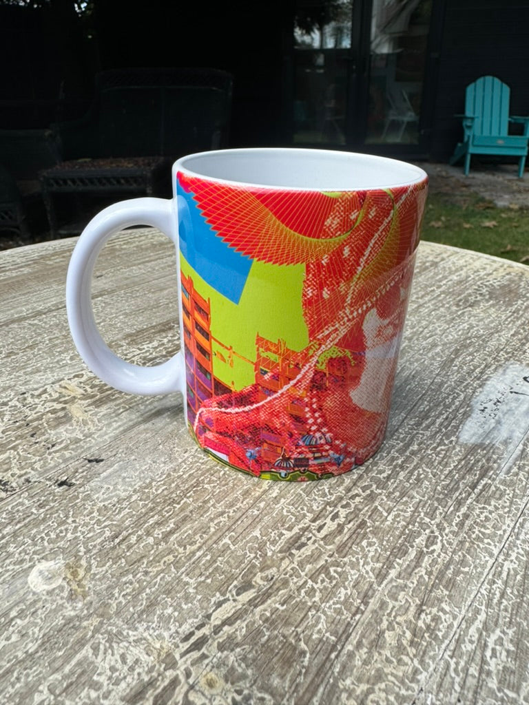 'India I was here' ceramic mug