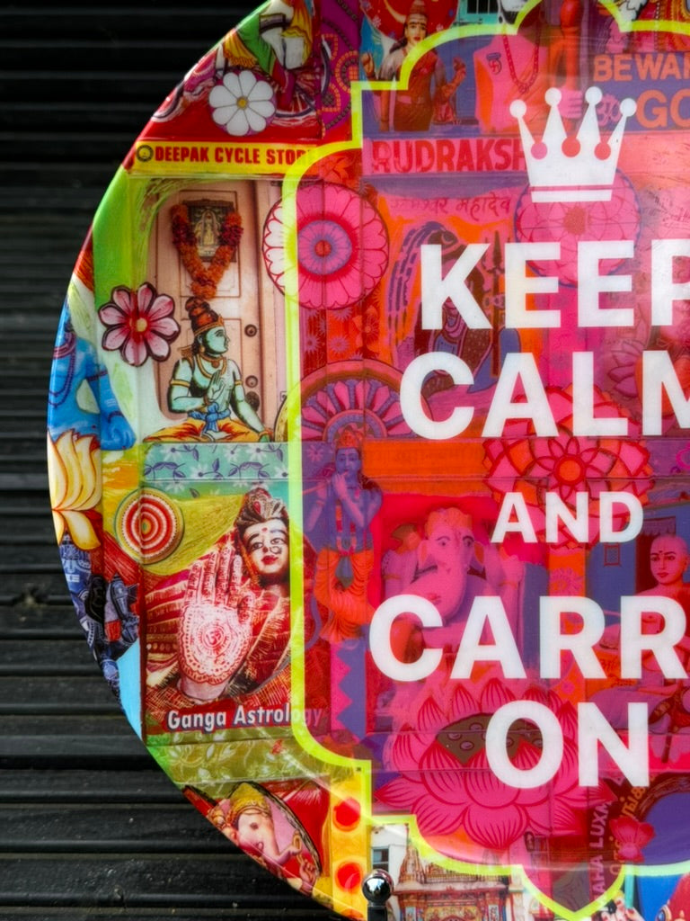 'Keep calm and carry on' Dinner Plate