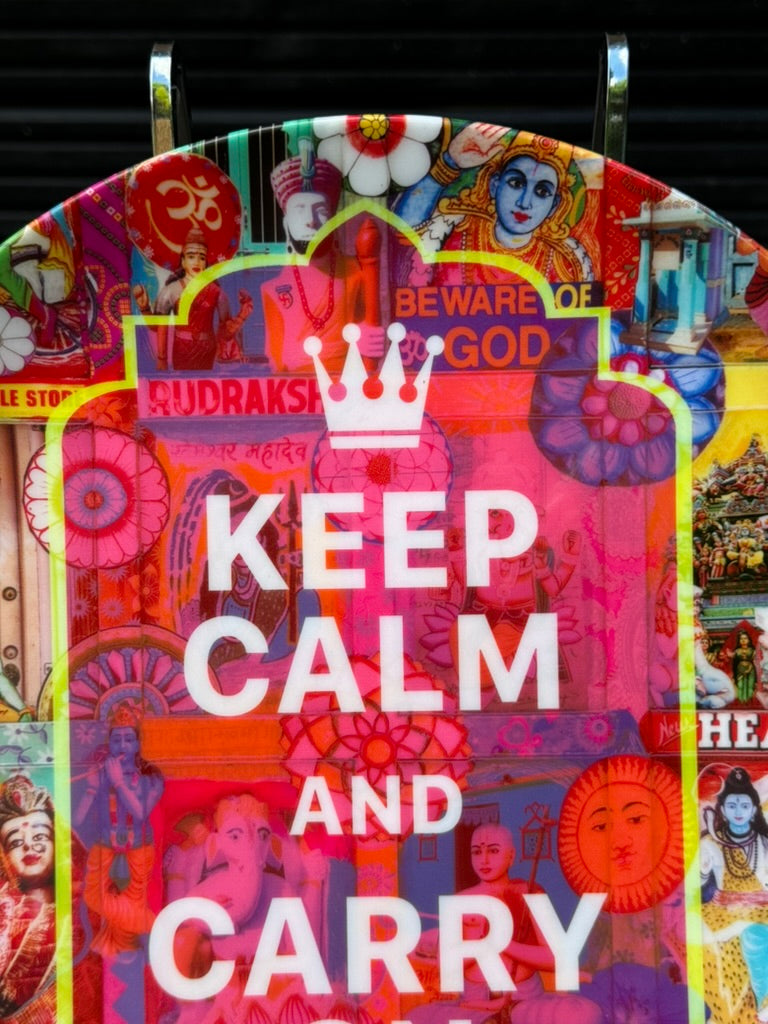 'Keep calm and carry on' Dinner Plate