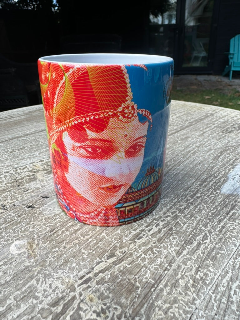 'India I was here' ceramic mug