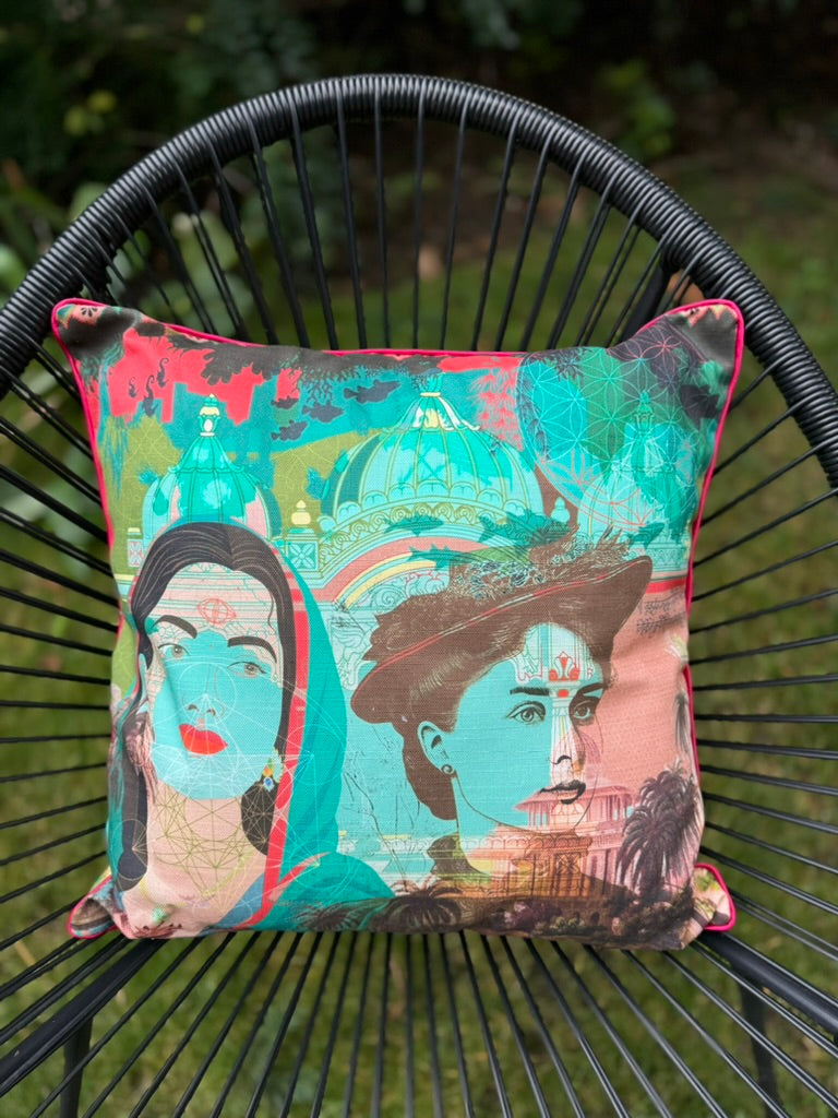 'As above so below' double side Art cushion