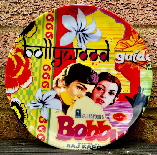 'Bollywood Guide' ceramic dinner plate