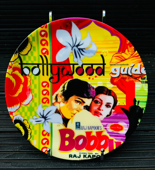 'Bollywood Guide' ceramic dinner plate