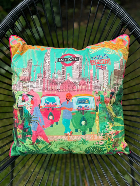 'As above so below' double side Art cushion