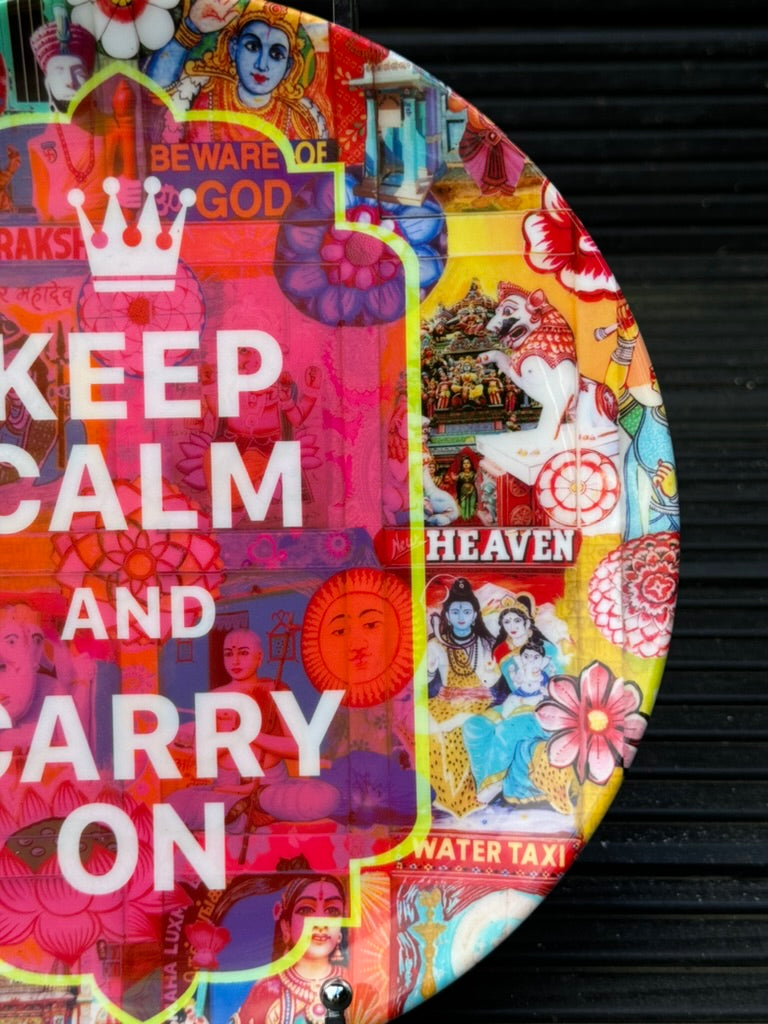 'Keep calm and carry on' Dinner Plate