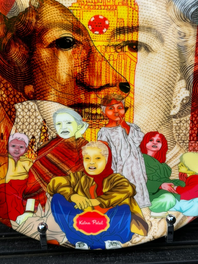 'BRITINDIA' Art plate from £ 30