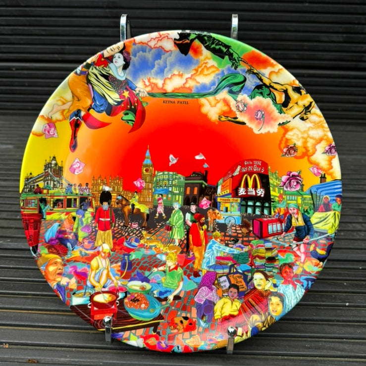 'SUNSET ON THE BRITISH EMPIRE' Art plate from £ 30