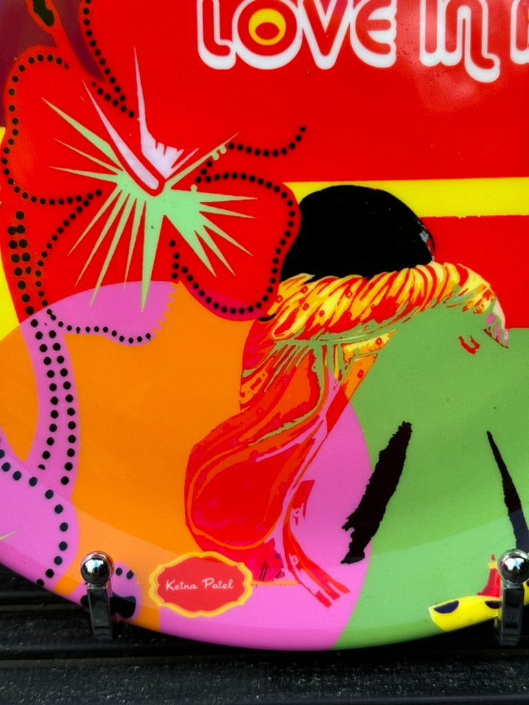 'LOVE IN BOMBAY' Art plate from £ 30