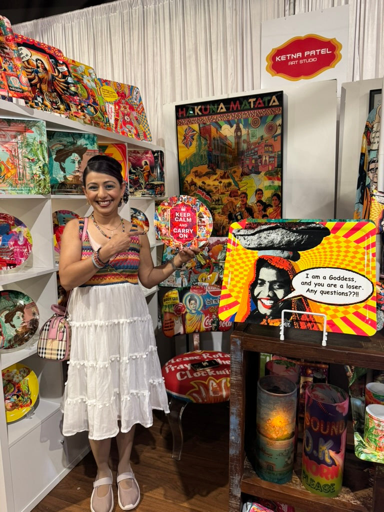 'I am a Goddess' Art tray