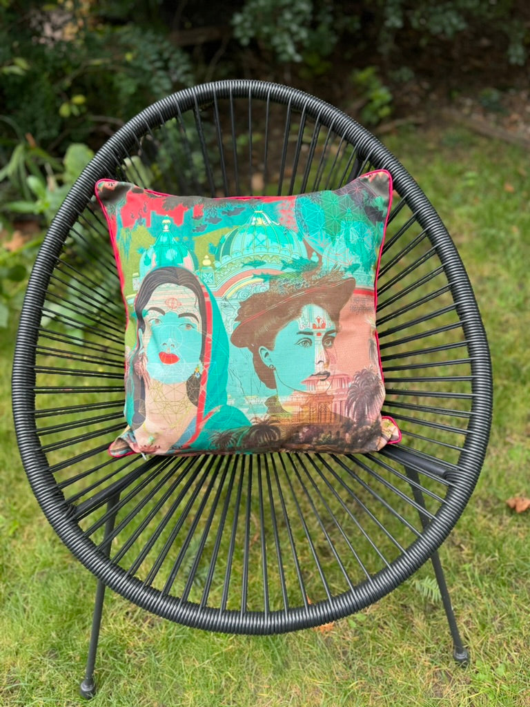 'As above so below' double side Art cushion