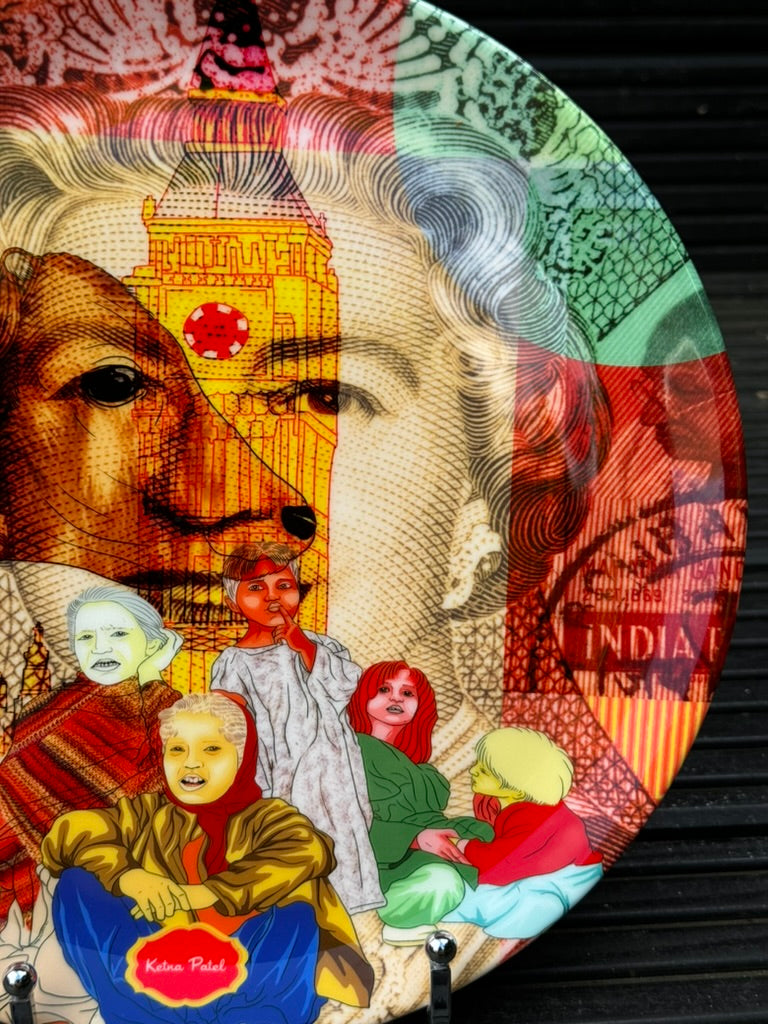 'BRITINDIA' Art plate from £ 30