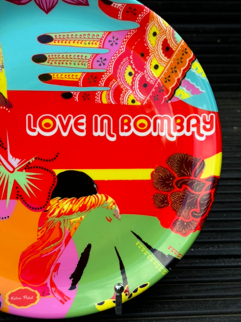 'LOVE IN BOMBAY' Art plate from £ 30