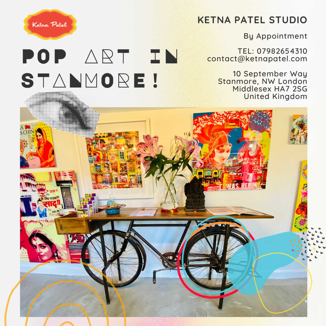 Load video: British Indian Artist Ketna Patel&#39;s London home garden gallery